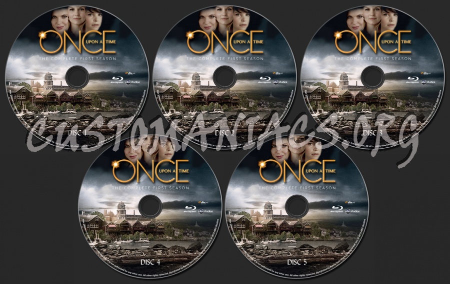 Once Upon A Time Season 1 blu-ray label