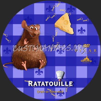 Ratatouille dvd label