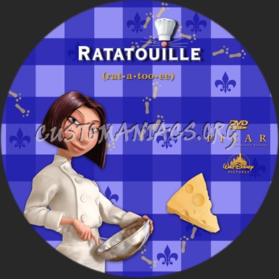 Ratatouille dvd label