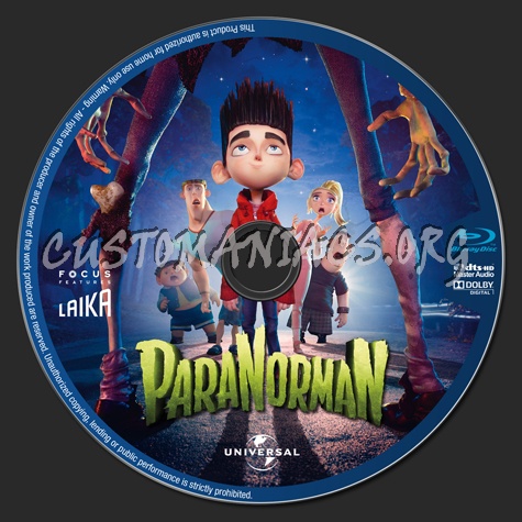 Paranorman blu-ray label