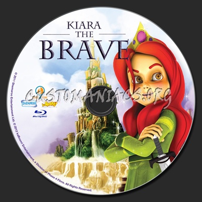 Kiara The Brave blu-ray label