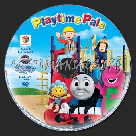 Playtime Pals dvd label