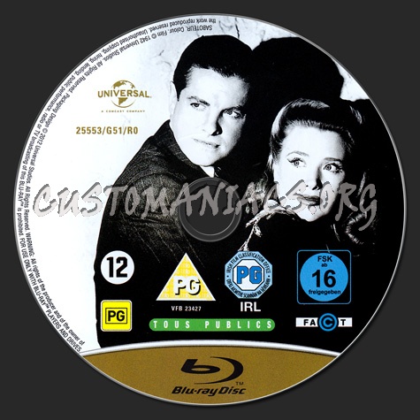 Saboteur blu-ray label