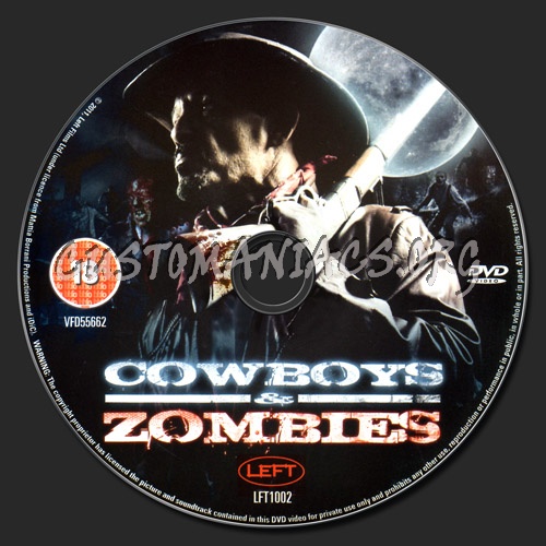 Cowboys & Zombies dvd label