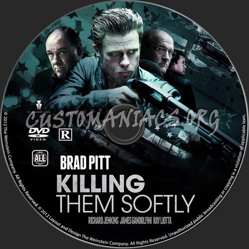 Killing Them Softly dvd label