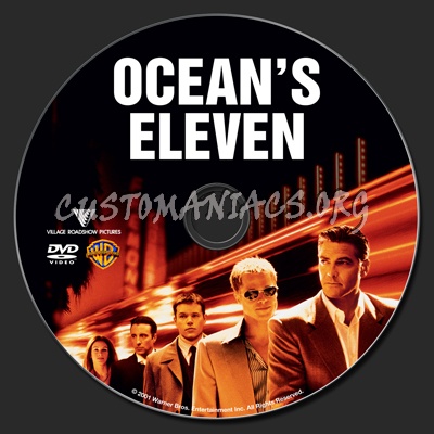 Ocean's Eleven dvd label