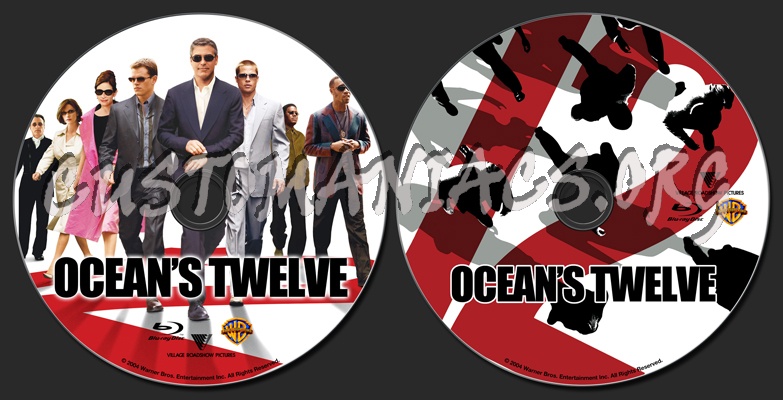 Ocean's Twelve blu-ray label