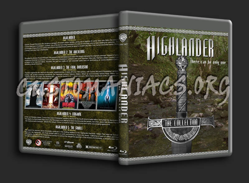 Highlander Collection blu-ray cover