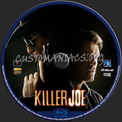 Killer Joe blu-ray label