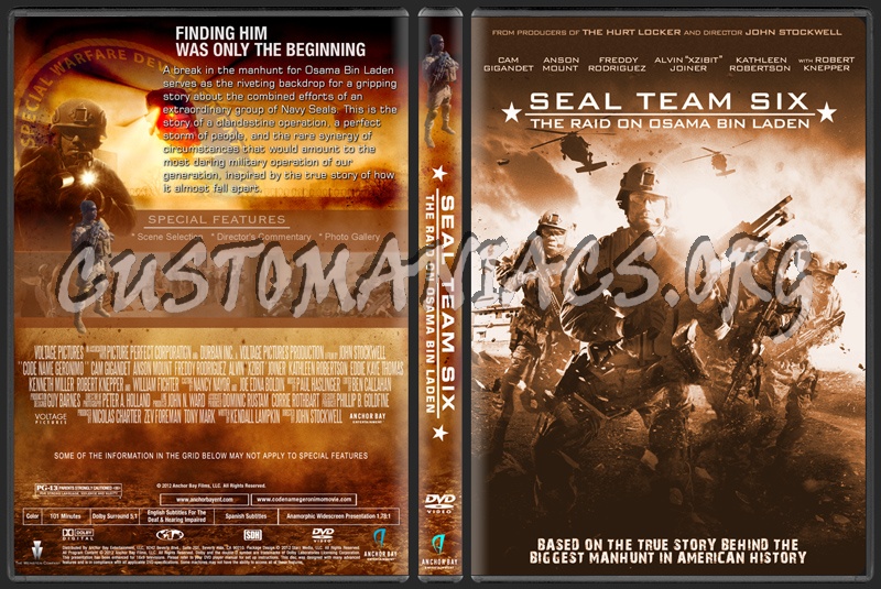 Seal Team Six:The Raid on Osama Bin Laden dvd cover