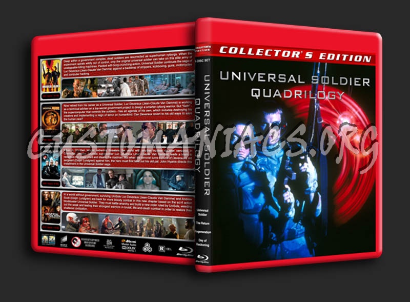 Universal Soldier Quadrilogy blu-ray cover