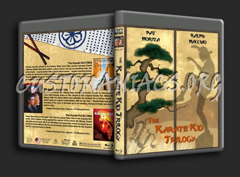 The Karate Kid Trilogy blu-ray cover