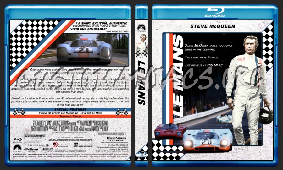 Le Mans blu-ray cover