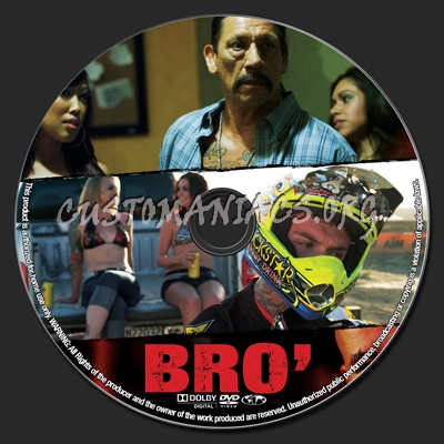 Bro' dvd label