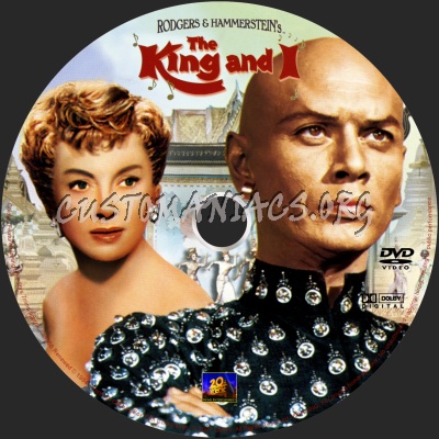 The King and I dvd label