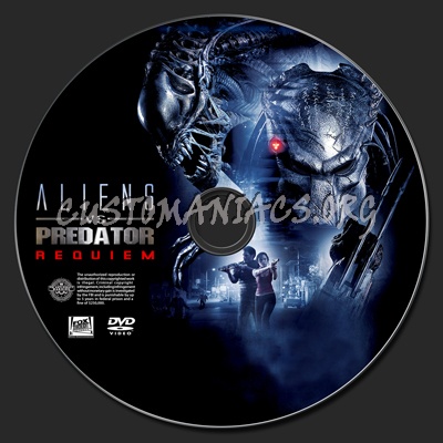 Alien vs Predator Requiem dvd label