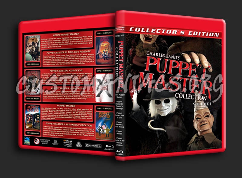 Puppet Master Collection - Volume 1 blu-ray cover