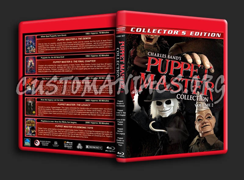 Puppet Master Collection - Volume 2 blu-ray cover