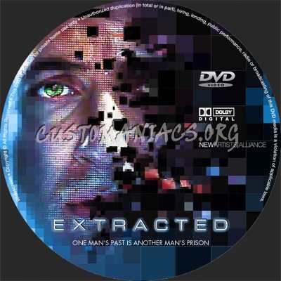 Extracted (2012) dvd label