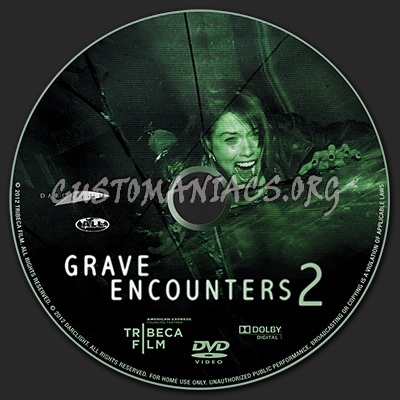 Grave Encounters 2 dvd label