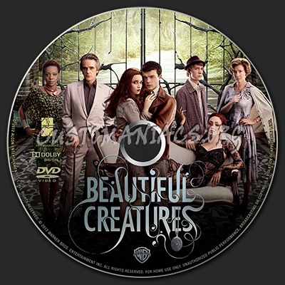 Beautiful Creatures dvd label