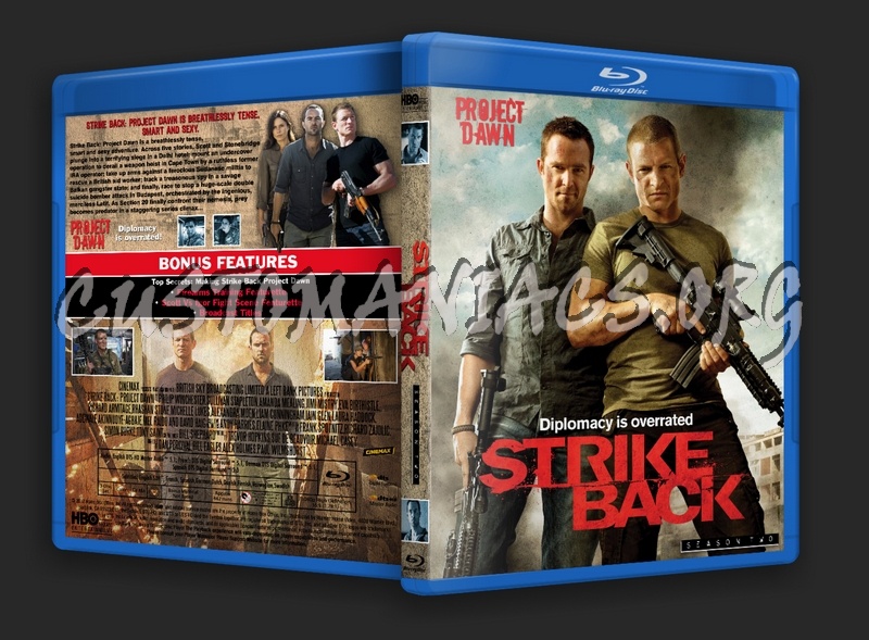 Strike Back Season 2 blu-ray cover