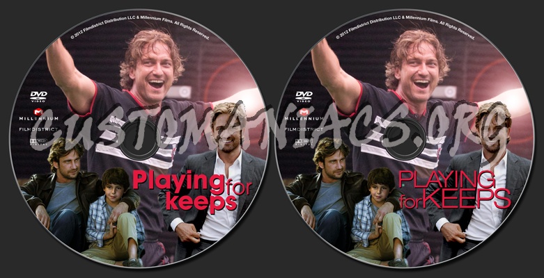 Playing For Keeps dvd label