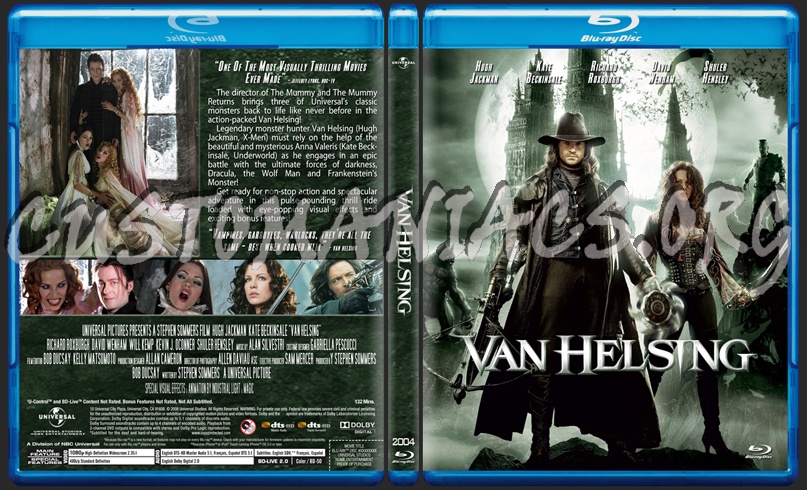 Van Helsing blu-ray cover