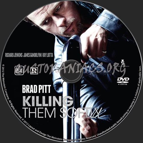 Killing Them Softly dvd label