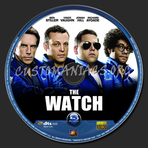 The Watch blu-ray label