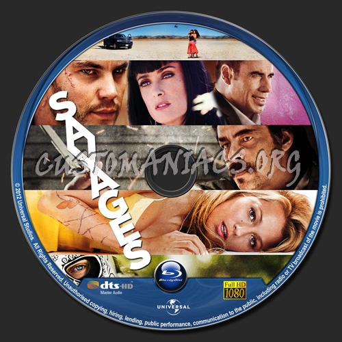 Savages blu-ray label