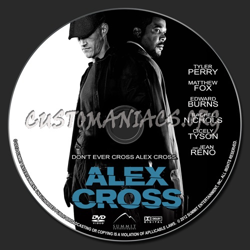 Alex Cross dvd label