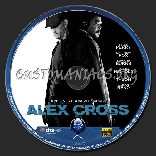 Alex Cross blu-ray label