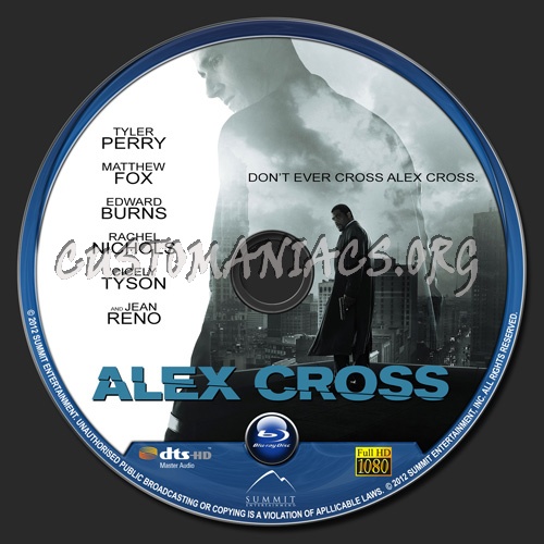 Alex Cross blu-ray label