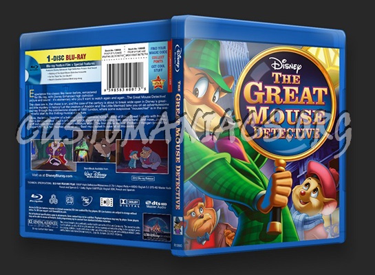 Great Mouse Detective blu-ray cover