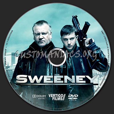 The Sweeney dvd label