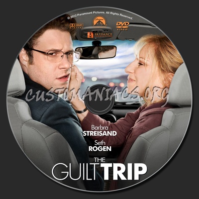 The Guilt Trip dvd label