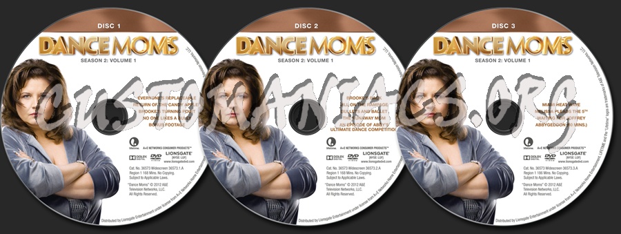 Dance Moms Season 2 Volume 1 dvd label - DVD Covers & Labels by