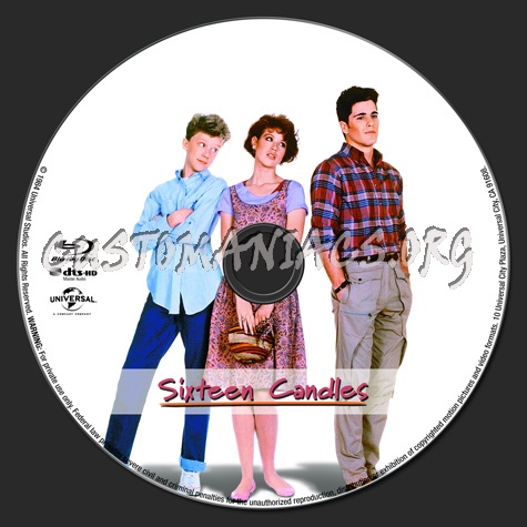 Sixteen Candles blu-ray label