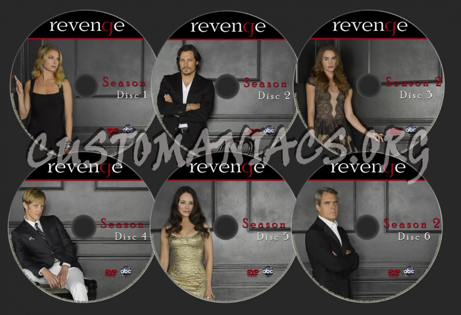 REVENGE Season 2 dvd label