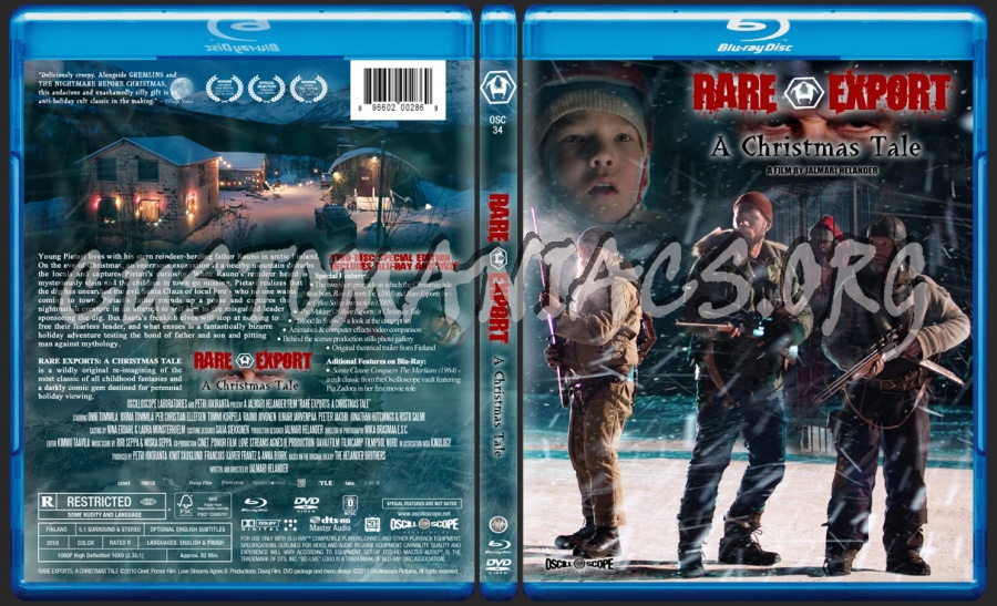 Rare Exports: A Christmas Tale blu-ray cover