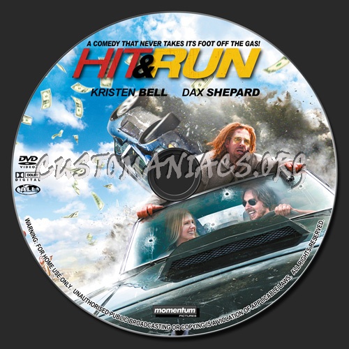 Hit And Run dvd label