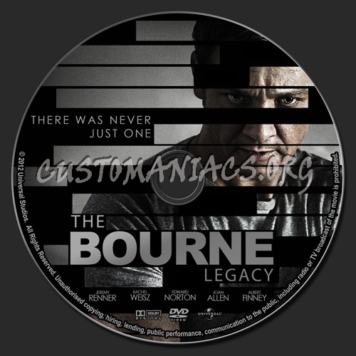 The Bourne Legacy dvd label