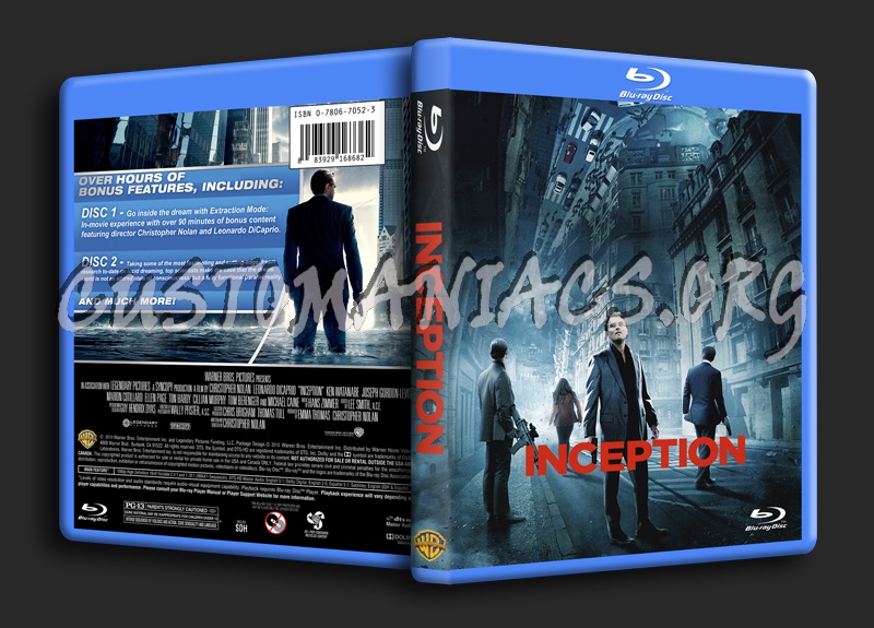 Inception blu-ray cover