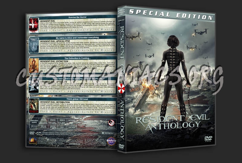 Resident Evil Anthology dvd cover