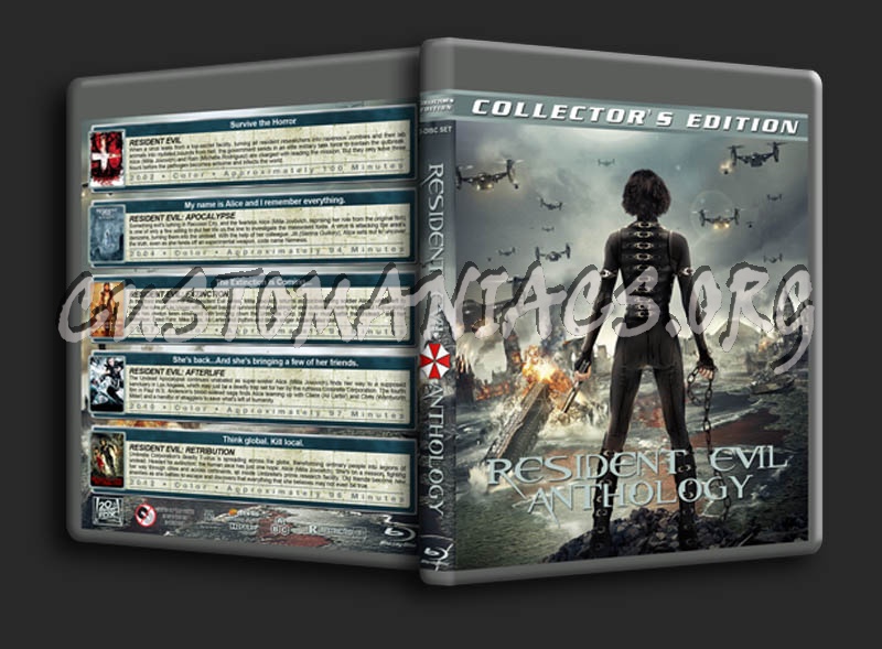 Resident Evil Anthology blu-ray cover