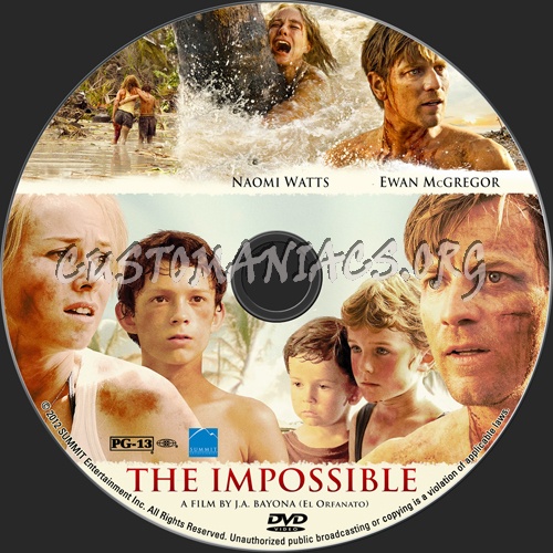 The Impossible dvd label