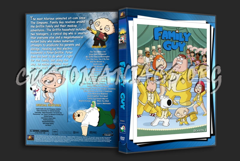 Family Guy - Season 3 dvd cover