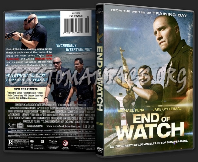 End Of Watch dvd cover