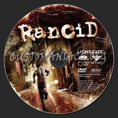 Rancid dvd label